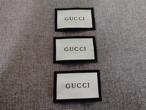 gucci labels and tags for sale